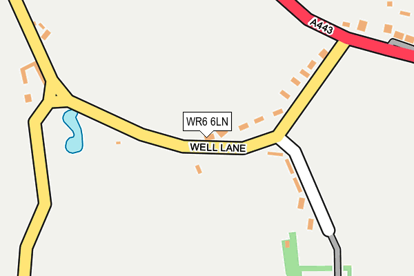 WR6 6LN map - OS OpenMap – Local (Ordnance Survey)