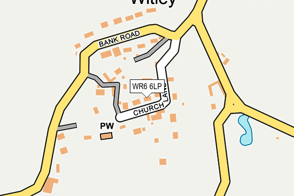 WR6 6LP map - OS OpenMap – Local (Ordnance Survey)