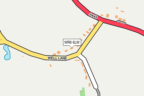 WR6 6LW map - OS OpenMap – Local (Ordnance Survey)
