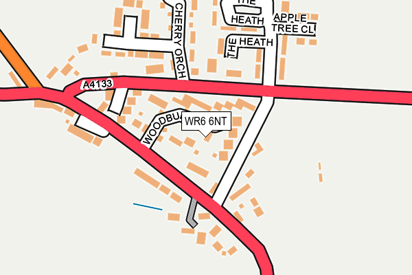 WR6 6NT map - OS OpenMap – Local (Ordnance Survey)