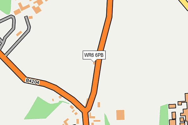 WR6 6PB map - OS OpenMap – Local (Ordnance Survey)