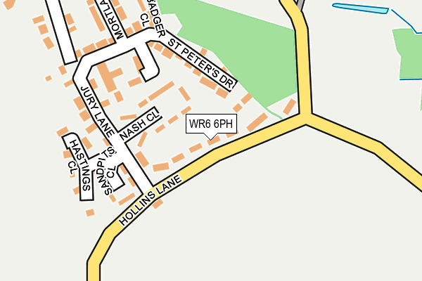 WR6 6PH map - OS OpenMap – Local (Ordnance Survey)