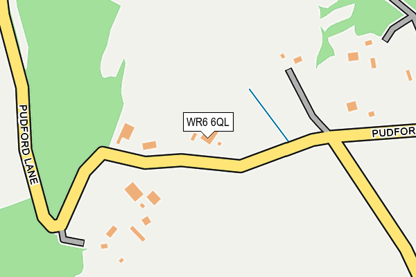 WR6 6QL map - OS OpenMap – Local (Ordnance Survey)