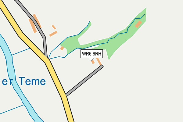 WR6 6RH map - OS OpenMap – Local (Ordnance Survey)