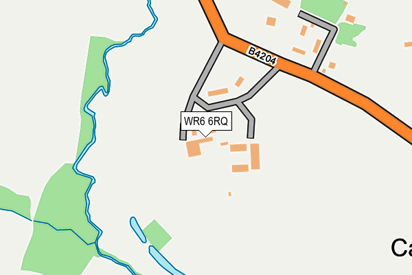 WR6 6RQ map - OS OpenMap – Local (Ordnance Survey)