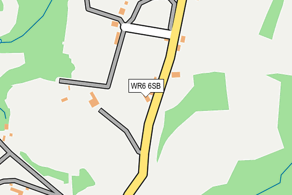 WR6 6SB map - OS OpenMap – Local (Ordnance Survey)