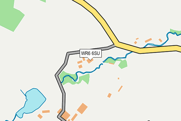 WR6 6SU map - OS OpenMap – Local (Ordnance Survey)