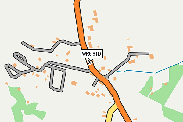 WR6 6TD map - OS OpenMap – Local (Ordnance Survey)