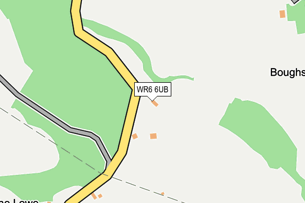 WR6 6UB map - OS OpenMap – Local (Ordnance Survey)