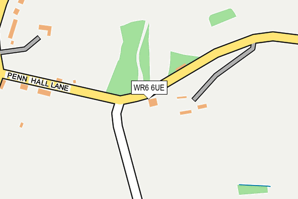 WR6 6UE map - OS OpenMap – Local (Ordnance Survey)