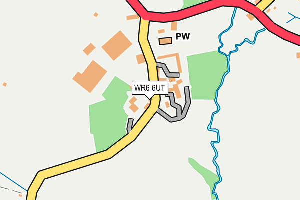 WR6 6UT map - OS OpenMap – Local (Ordnance Survey)
