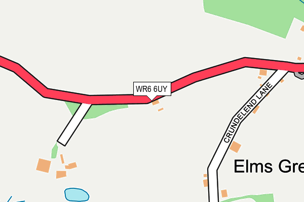 WR6 6UY map - OS OpenMap – Local (Ordnance Survey)