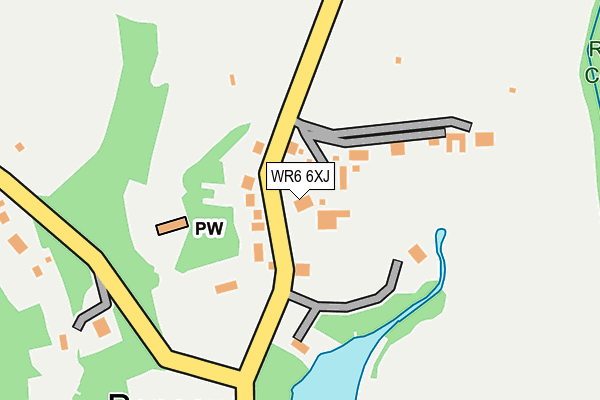 WR6 6XJ map - OS OpenMap – Local (Ordnance Survey)