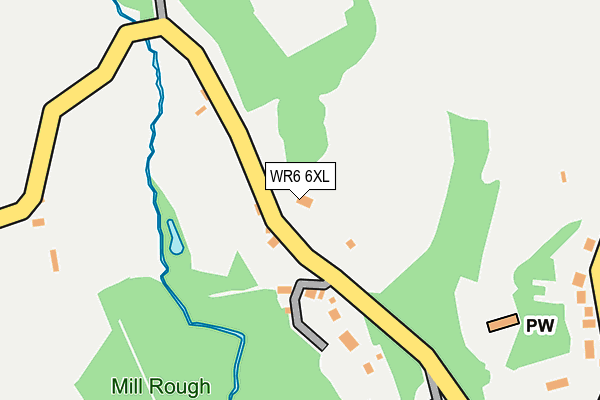 WR6 6XL map - OS OpenMap – Local (Ordnance Survey)