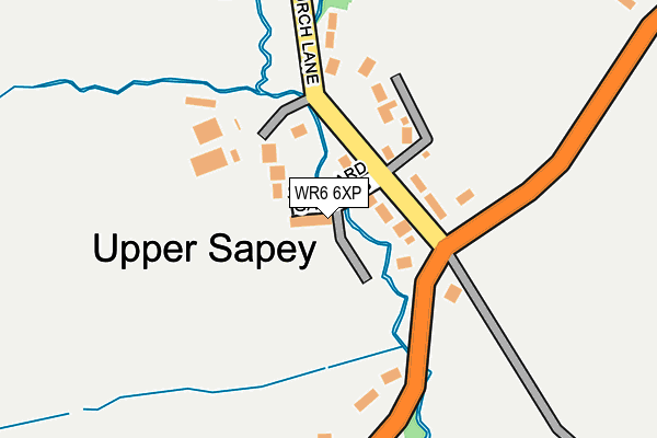 WR6 6XP map - OS OpenMap – Local (Ordnance Survey)
