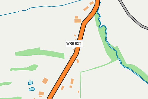 WR6 6XT map - OS OpenMap – Local (Ordnance Survey)