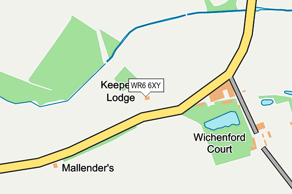 WR6 6XY map - OS OpenMap – Local (Ordnance Survey)