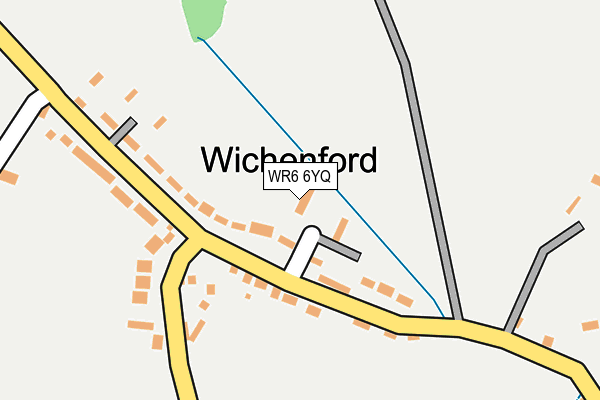 WR6 6YQ map - OS OpenMap – Local (Ordnance Survey)