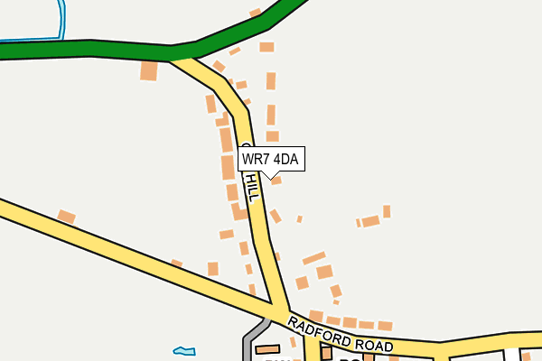 WR7 4DA map - OS OpenMap – Local (Ordnance Survey)