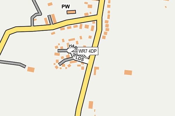 WR7 4DP map - OS OpenMap – Local (Ordnance Survey)