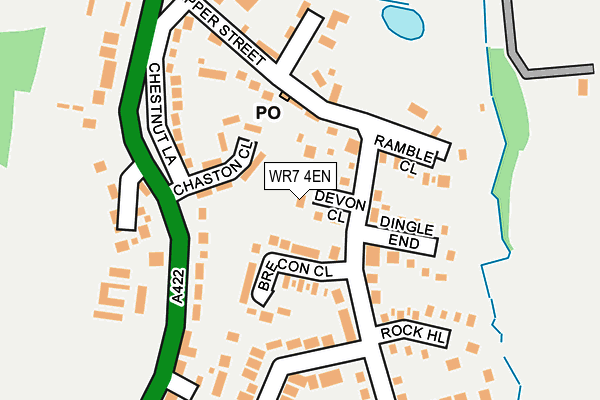 WR7 4EN map - OS OpenMap – Local (Ordnance Survey)