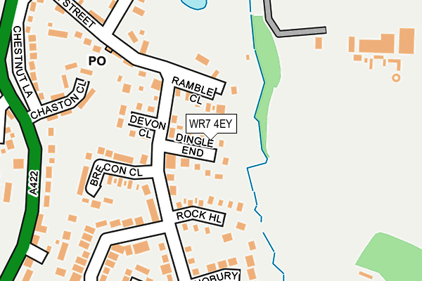 WR7 4EY map - OS OpenMap – Local (Ordnance Survey)