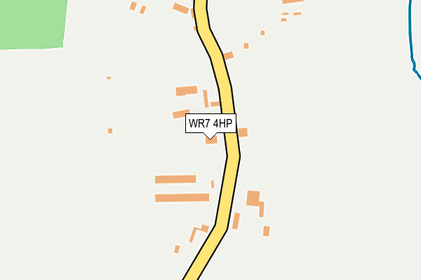 WR7 4HP map - OS OpenMap – Local (Ordnance Survey)