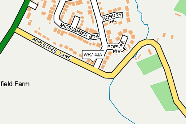WR7 4JA map - OS OpenMap – Local (Ordnance Survey)