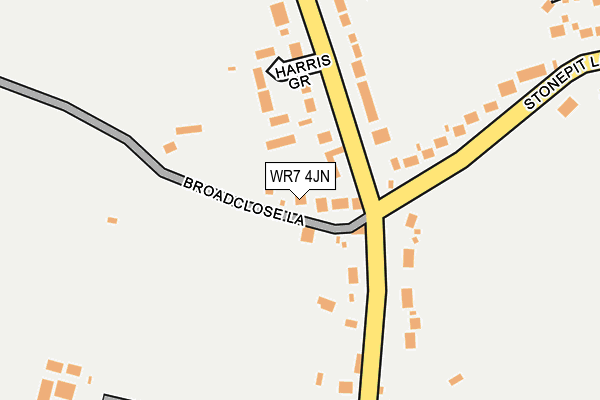 WR7 4JN map - OS OpenMap – Local (Ordnance Survey)