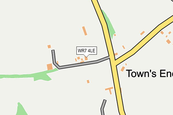 WR7 4LE map - OS OpenMap – Local (Ordnance Survey)