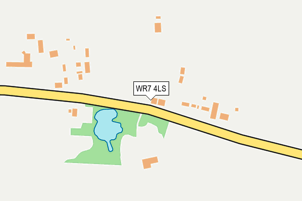 WR7 4LS map - OS OpenMap – Local (Ordnance Survey)