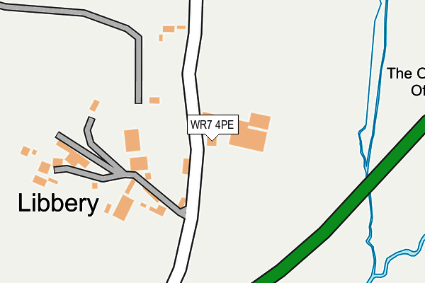 WR7 4PE map - OS OpenMap – Local (Ordnance Survey)