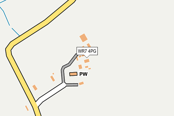 WR7 4PG map - OS OpenMap – Local (Ordnance Survey)
