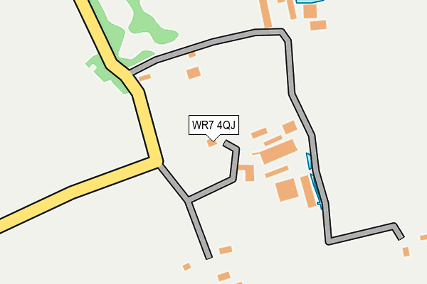WR7 4QJ map - OS OpenMap – Local (Ordnance Survey)