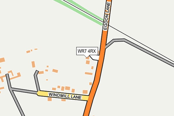 WR7 4RX map - OS OpenMap – Local (Ordnance Survey)