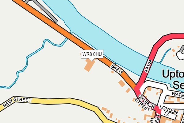 WR8 0HU map - OS OpenMap – Local (Ordnance Survey)