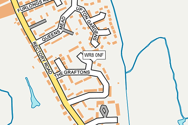WR8 0NF map - OS OpenMap – Local (Ordnance Survey)