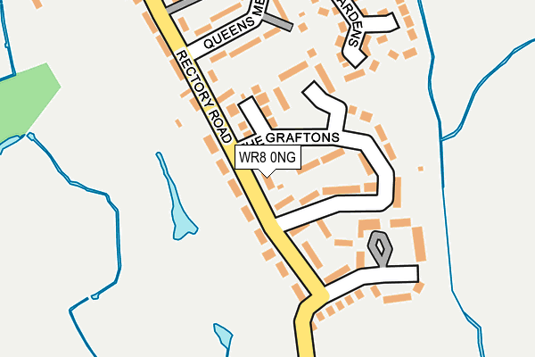 WR8 0NG map - OS OpenMap – Local (Ordnance Survey)