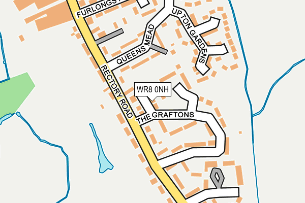 WR8 0NH map - OS OpenMap – Local (Ordnance Survey)