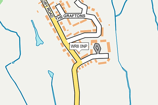WR8 0NP map - OS OpenMap – Local (Ordnance Survey)