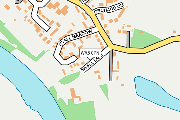 WR8 0PN map - OS OpenMap – Local (Ordnance Survey)