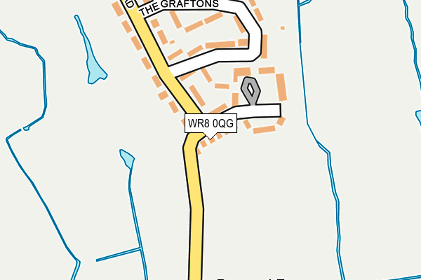 WR8 0QG map - OS OpenMap – Local (Ordnance Survey)