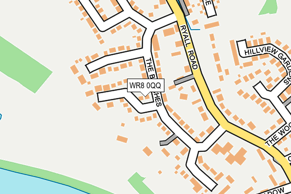 WR8 0QQ map - OS OpenMap – Local (Ordnance Survey)