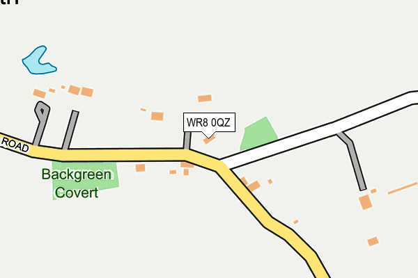 WR8 0QZ map - OS OpenMap – Local (Ordnance Survey)