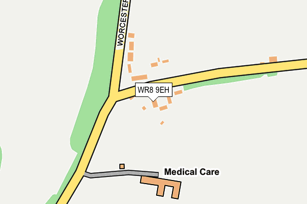 WR8 9EH map - OS OpenMap – Local (Ordnance Survey)