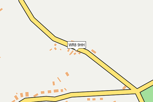 WR8 9HH map - OS OpenMap – Local (Ordnance Survey)