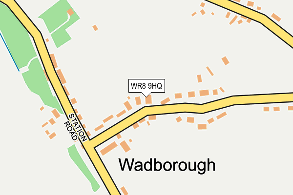 WR8 9HQ map - OS OpenMap – Local (Ordnance Survey)