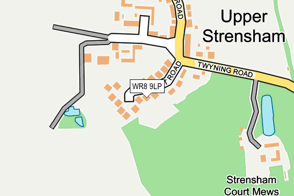 WR8 9LP map - OS OpenMap – Local (Ordnance Survey)