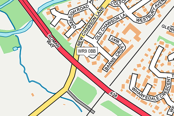 WR9 0BB map - OS OpenMap – Local (Ordnance Survey)