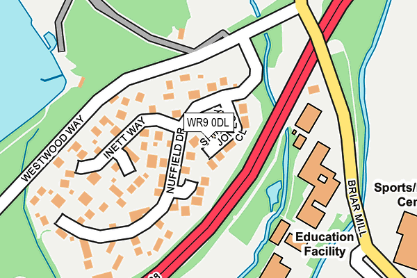 WR9 0DL map - OS OpenMap – Local (Ordnance Survey)